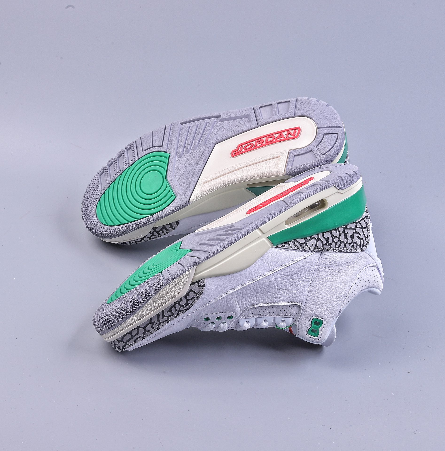 240 5A Air Jordan 3 Retro ”Lucky Green”AJ3系列白绿 CK9646-136