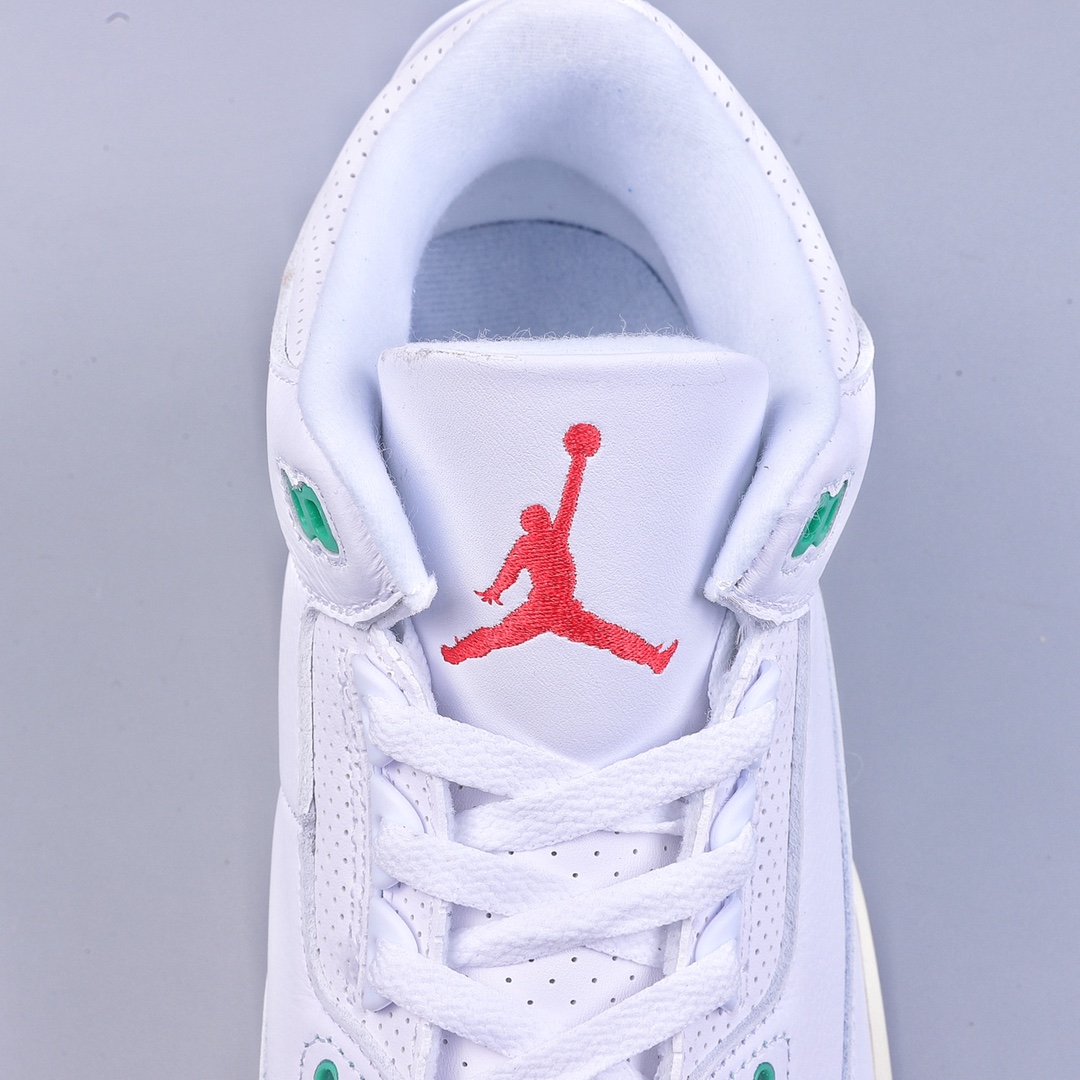 240 5A Air Jordan 3 Retro ”Lucky Green”AJ3系列白绿 CK9646-136