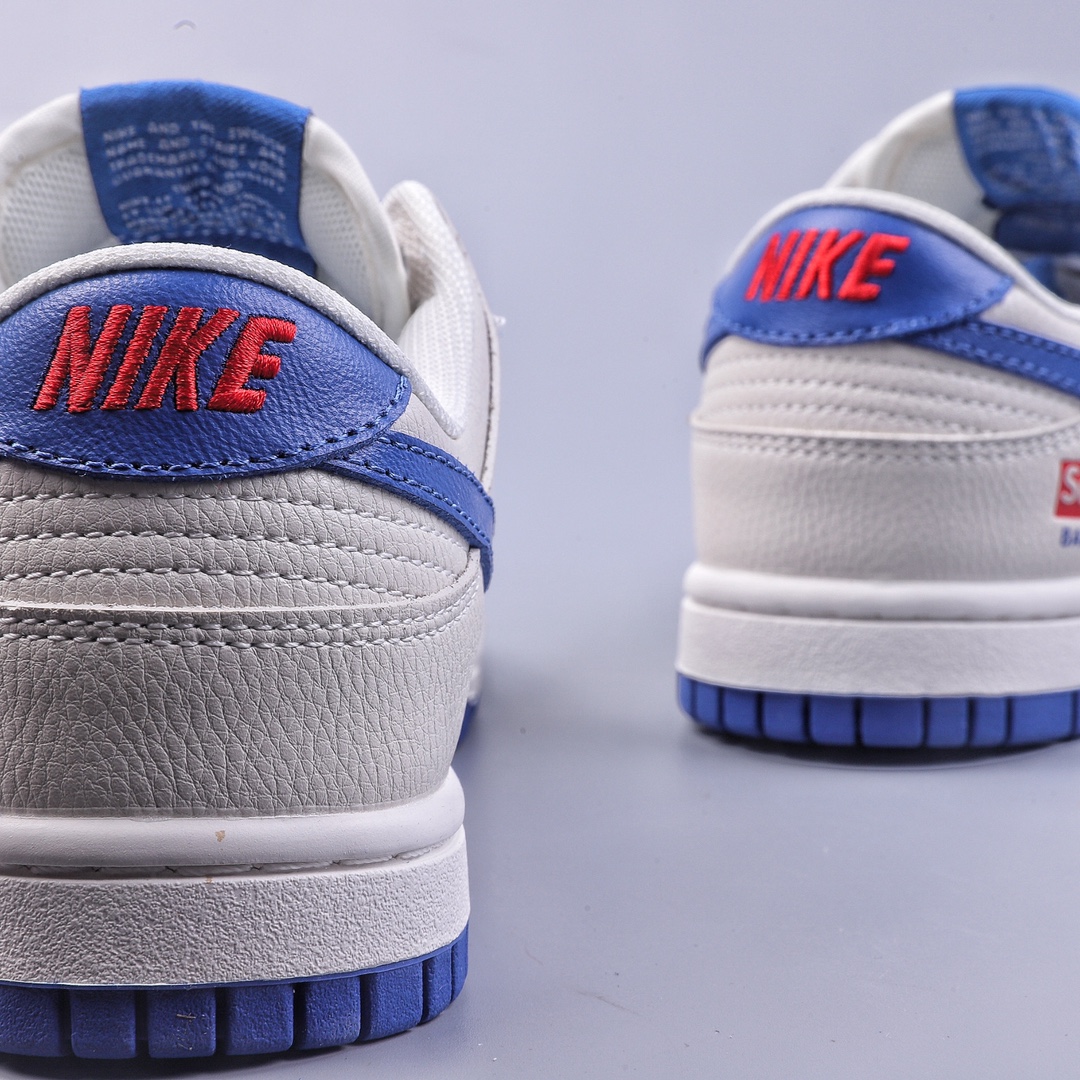240 Nike Dunk Low 米白蓝Supreme定制 XD1688-009
