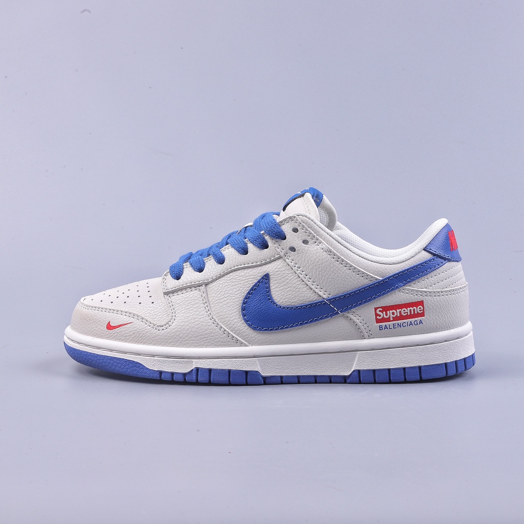 240 Nike Dunk Low 米白蓝Supreme定制 XD1688-009