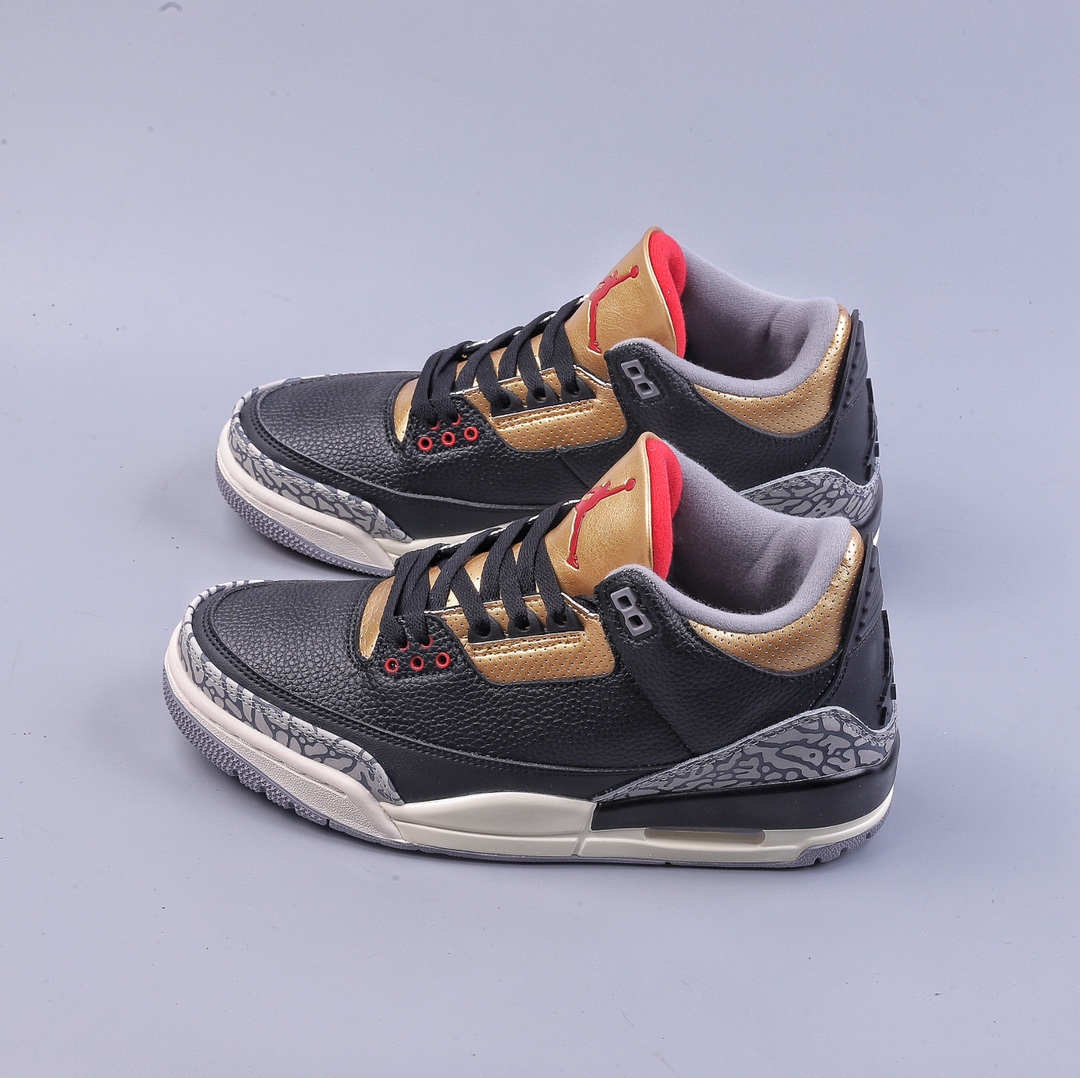 260 R Air Jordan 3 Retro ”Black Gold” 小黑水泥 CK9246-067