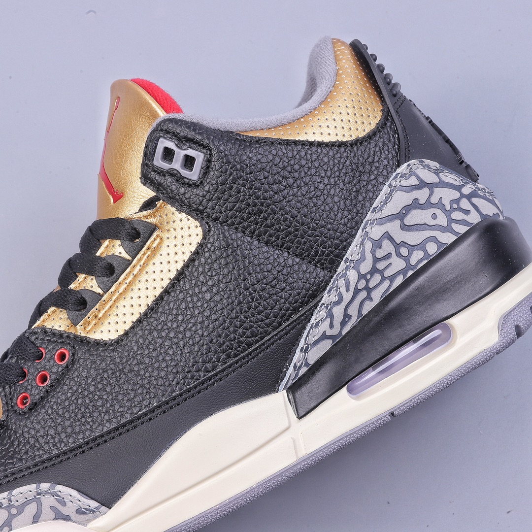 260 R Air Jordan 3 Retro ”Black Gold” 小黑水泥 CK9246-067