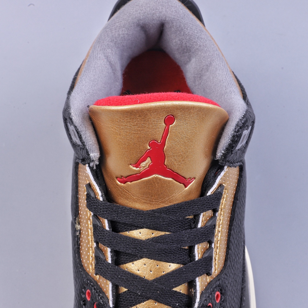 260 R Air Jordan 3 Retro ”Black Gold” 小黑水泥 CK9246-067