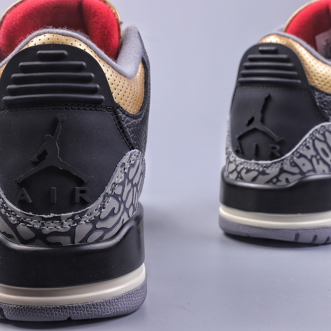 260 R Air Jordan 3 Retro ”Black Gold” 小黑水泥 CK9246-067