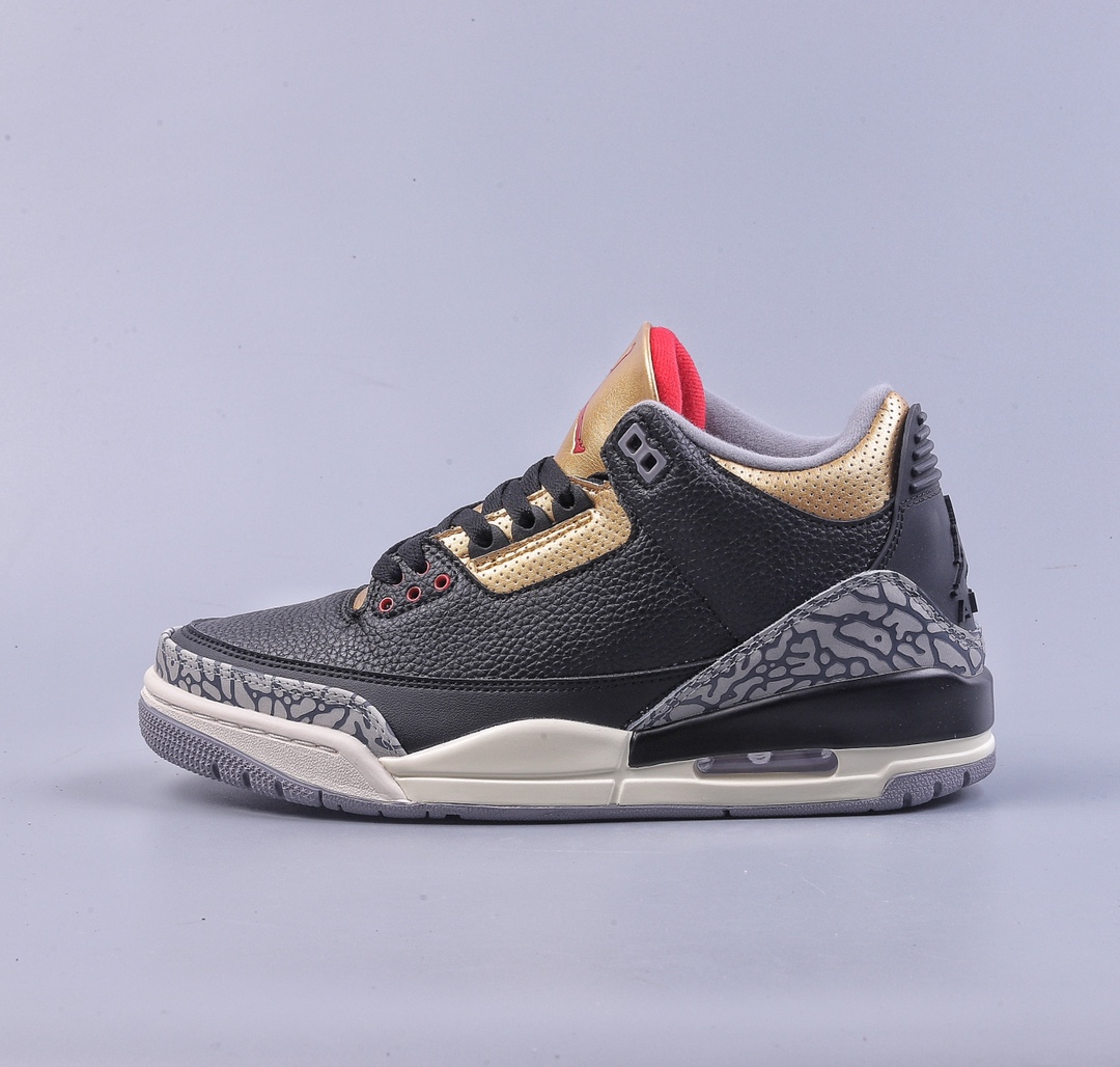 260 R Air Jordan 3 Retro ”Black Gold” 小黑水泥 CK9246-067