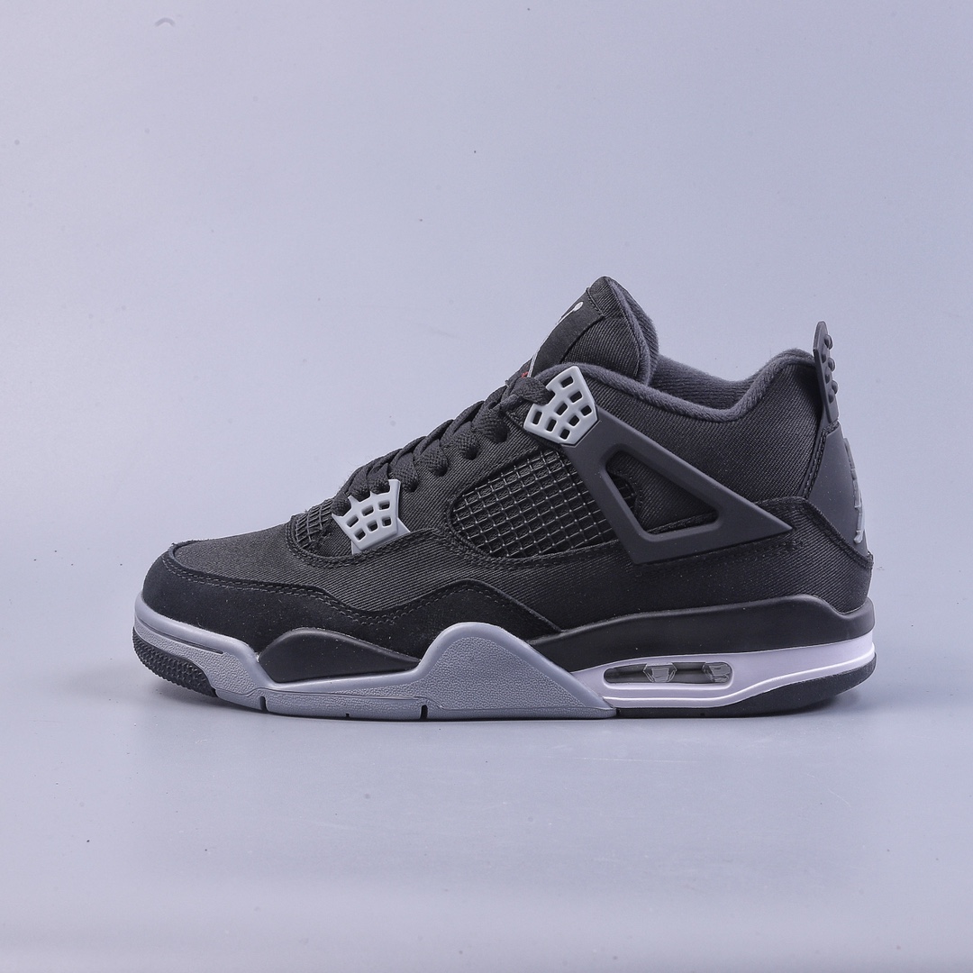 280 PB Air Jordan AJ4 Retro 黑色帆布小阿姆 DH7138-006