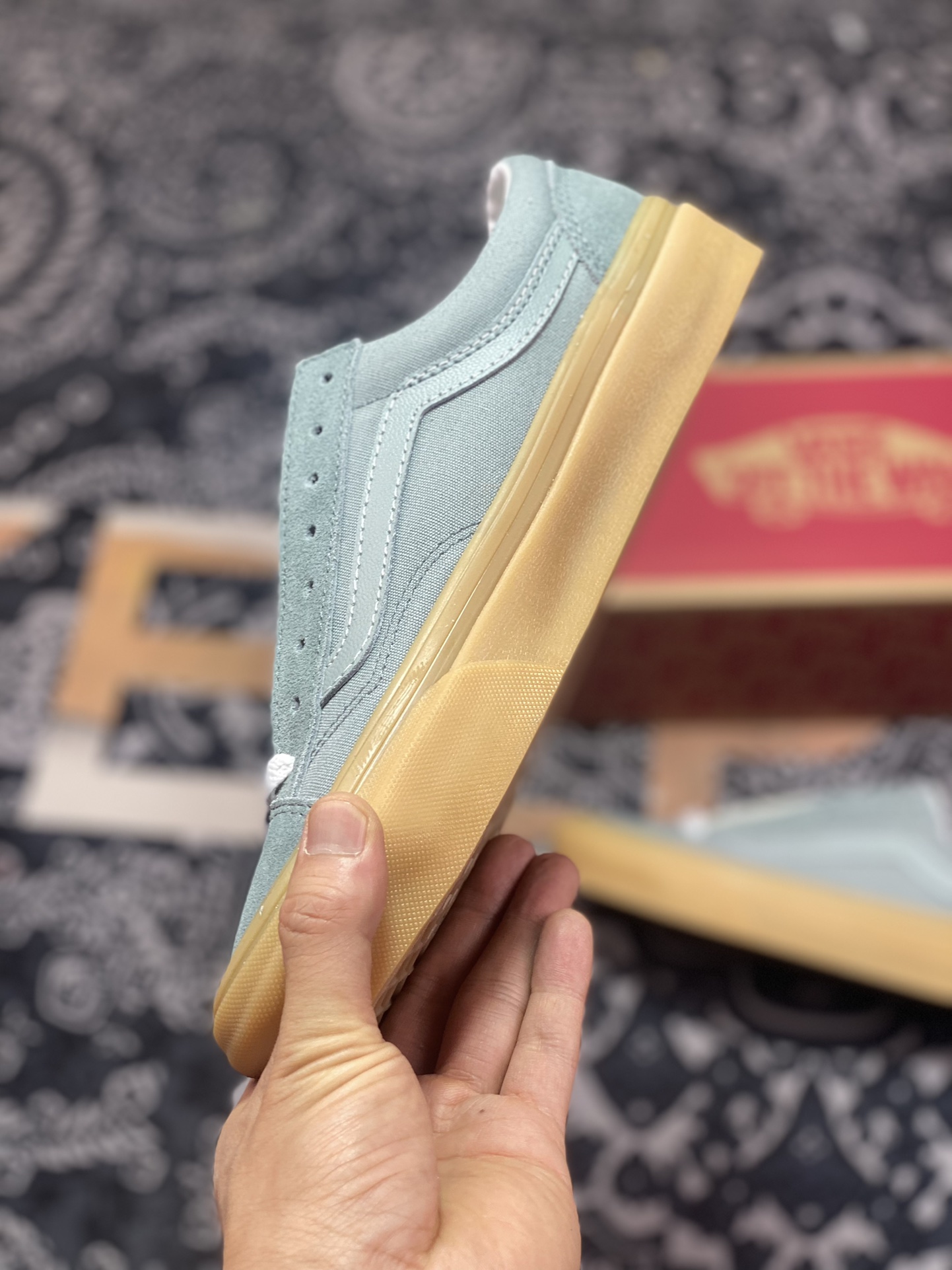 Vans Style 36 Retro Green Raw Rubber 2023 Official Summer New Retro Low-top Casual All-match Skateboard Shoes VN0A54F6YV2