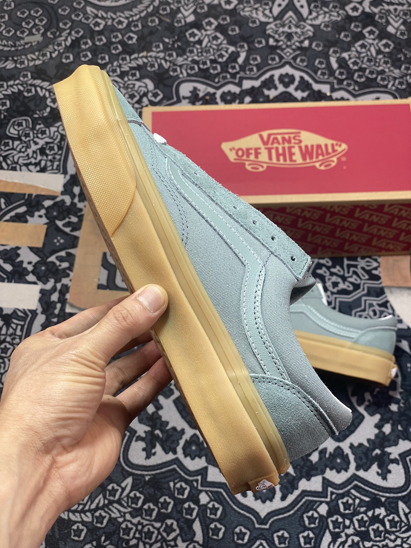 Vans Style 36 Retro Green Raw Rubber 2023 Official Summer New Retro Low-top Casual All-match Skateboard Shoes VN0A54F6YV2