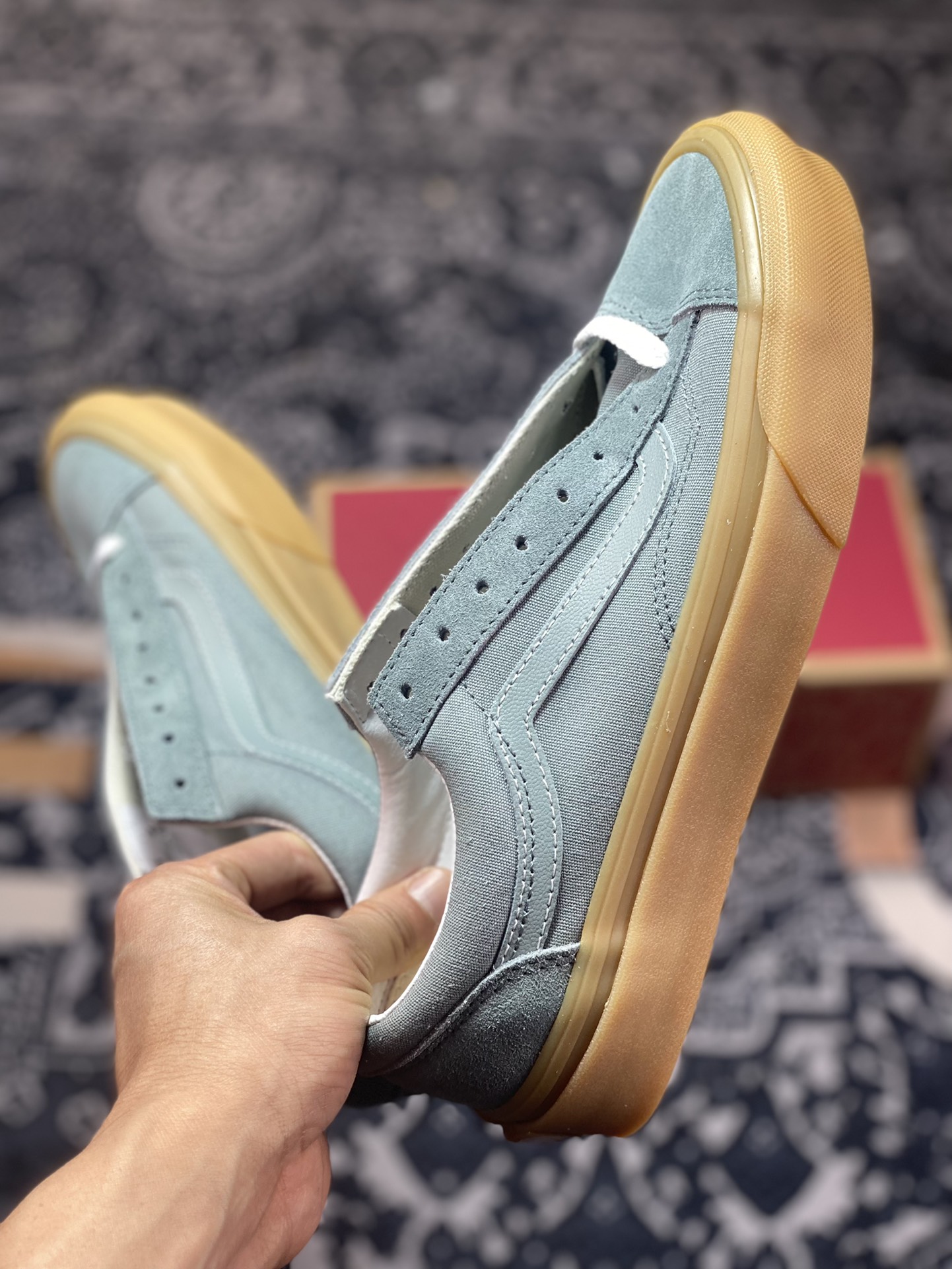 Vans Style 36 Retro Green Raw Rubber 2023 Official Summer New Retro Low-top Casual All-match Skateboard Shoes VN0A54F6YV2