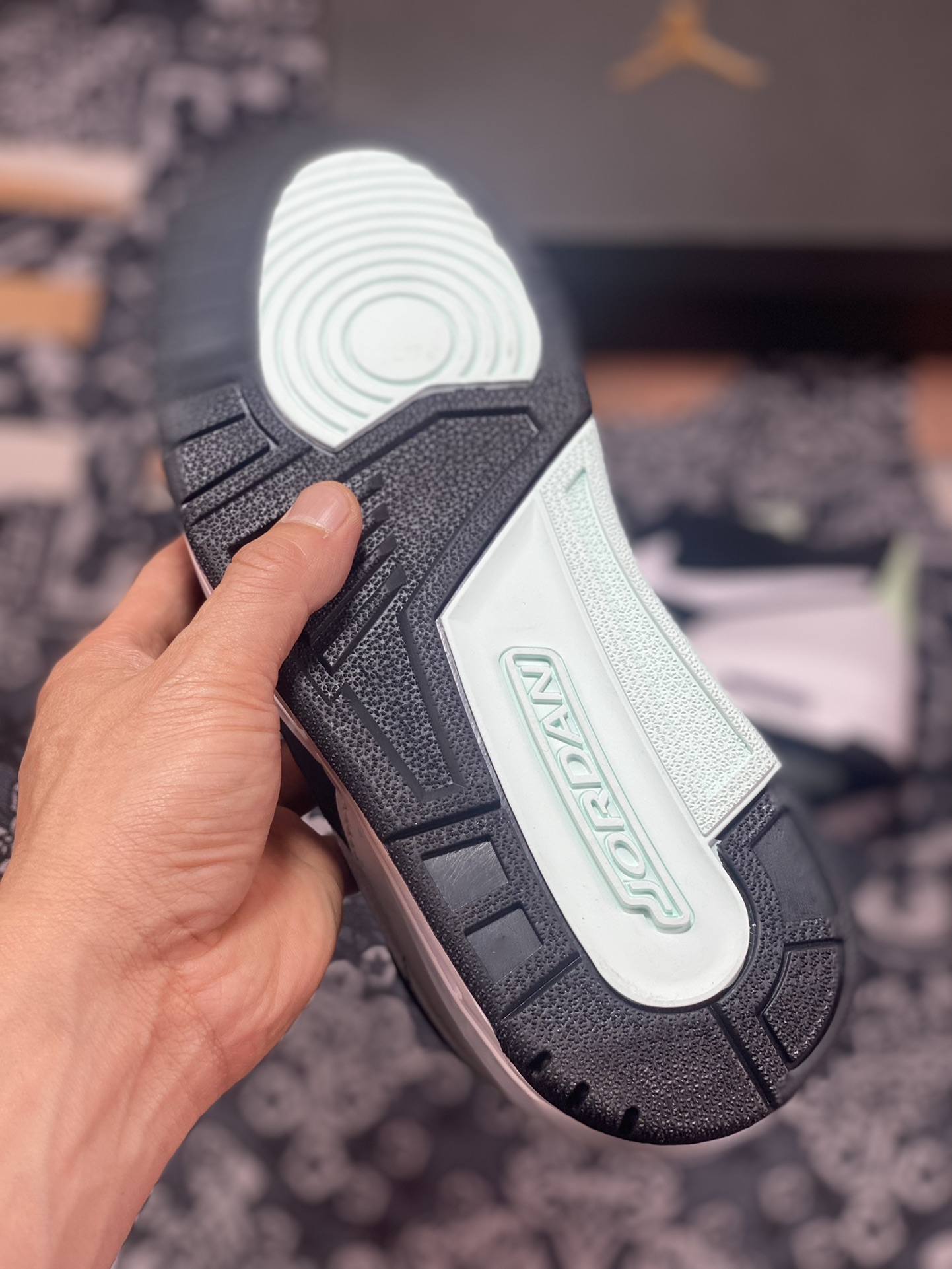 Nike Air Jordan Legacy 312 Low”Black White Teal Tint”乔丹篮球鞋“夜光泼墨荧光熊猫”CJ5500-013