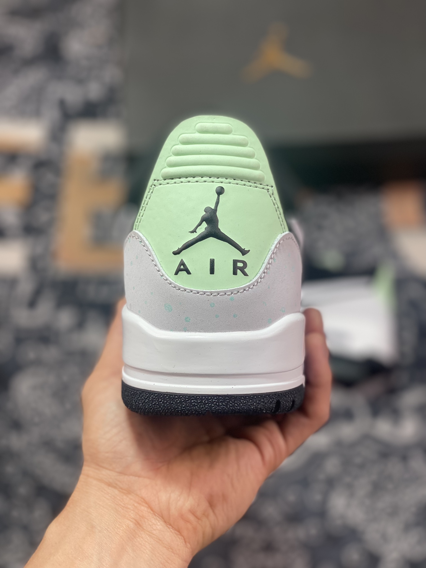 Nike Air Jordan Legacy 312 Low”Black White Teal Tint”乔丹篮球鞋“夜光泼墨荧光熊猫”CJ5500-013