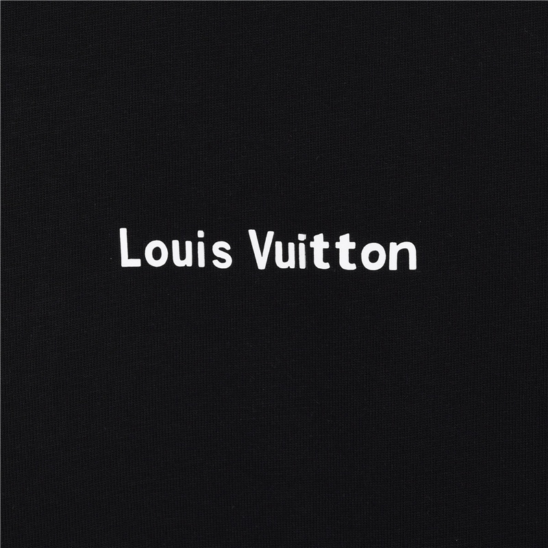 170 Louis Vuitton/路易威登 23ss 草写撞色大logo刺绣字母压胶短袖T恤