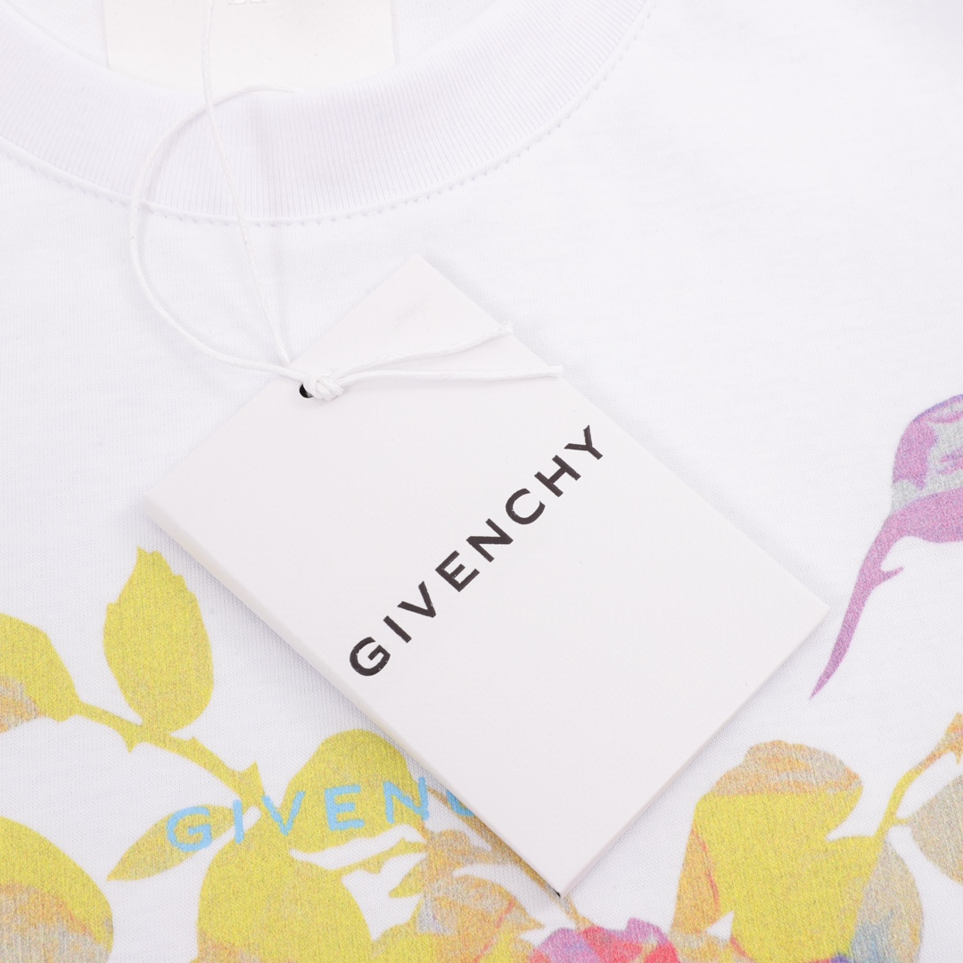 180 Givenchy 纪梵希 23SS 花卉短袖T恤