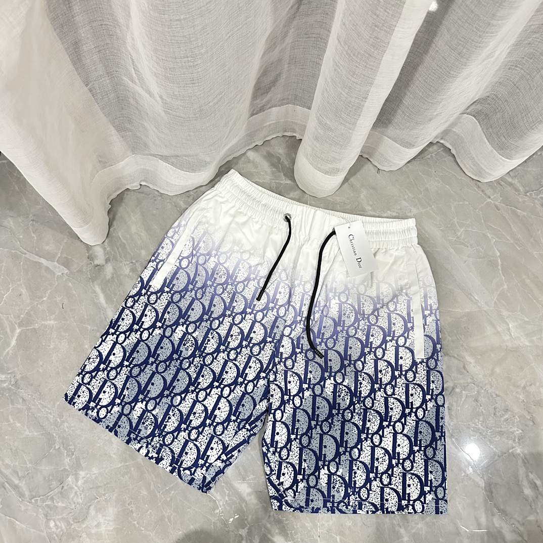 Dior Clothing Shorts Unisex Polyester Summer Collection Beach