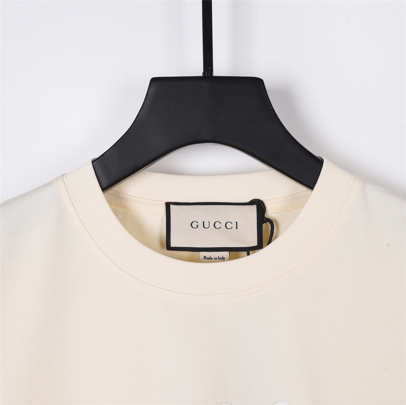 160 GUCCI 古驰23SS夏季新款绿色字母logo卡哇伊小熊印花短袖