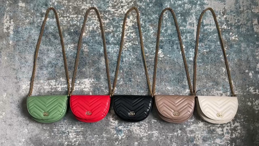 1:1 Replica
 Gucci Marmont Crossbody & Shoulder Bags Chains