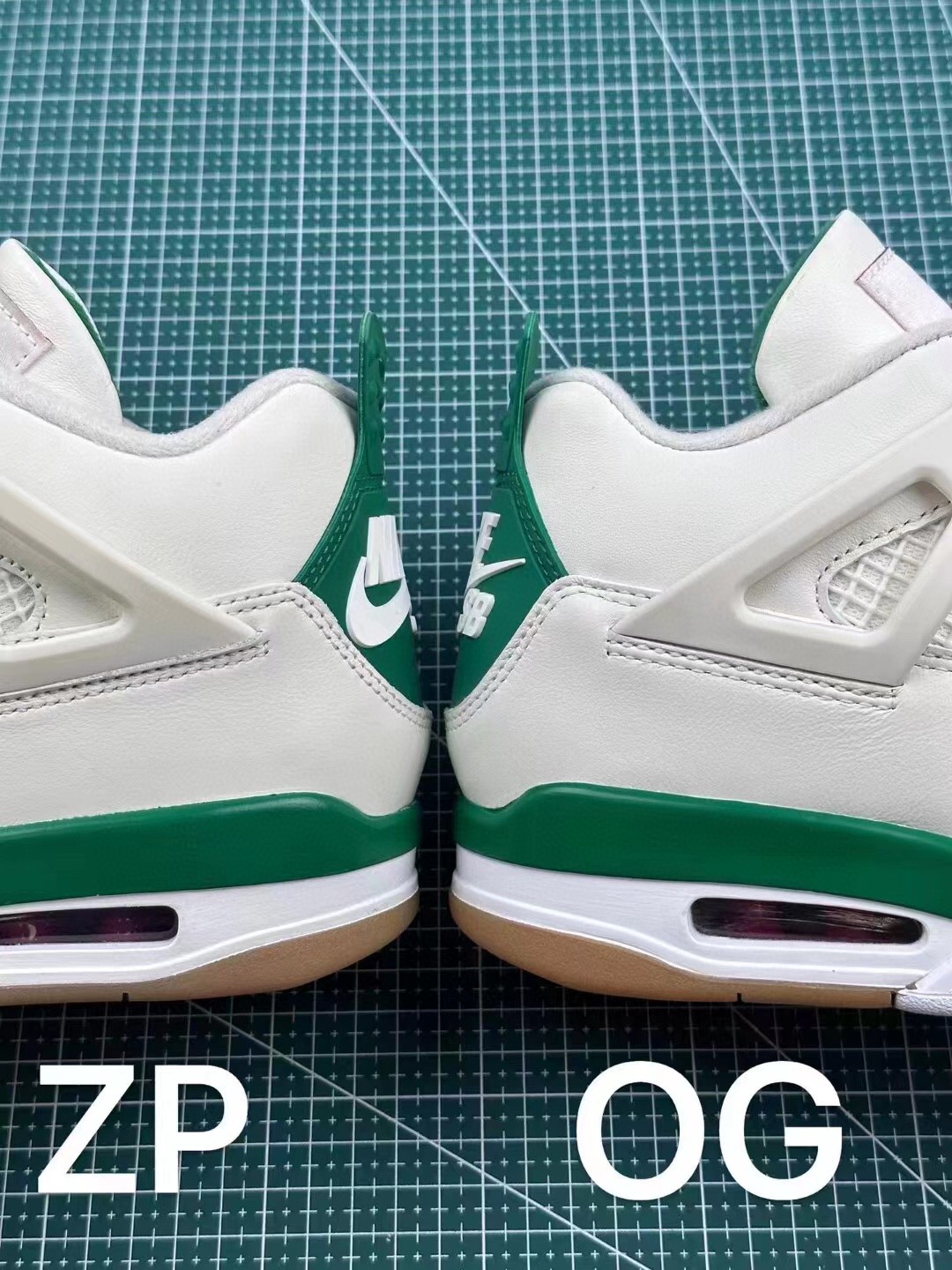 图片[4]-【OG版】 Nike SB x Jordan Air Jordan 4 \”Pine Green ＂ 潮流复古篮球鞋  男女同款 货号：DR5415-103  尺码：36-47.5              供货稳定，主推产品！-莆田鞋批发中心