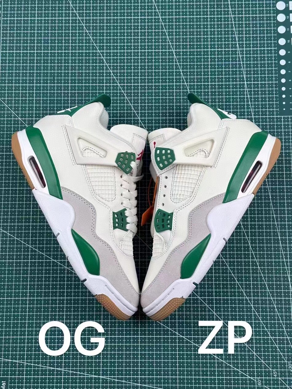 图片[9]-【OG版】 Nike SB x Jordan Air Jordan 4 \”Pine Green ＂ 潮流复古篮球鞋  男女同款 货号：DR5415-103  尺码：36-47.5              供货稳定，主推产品！-莆田鞋批发中心