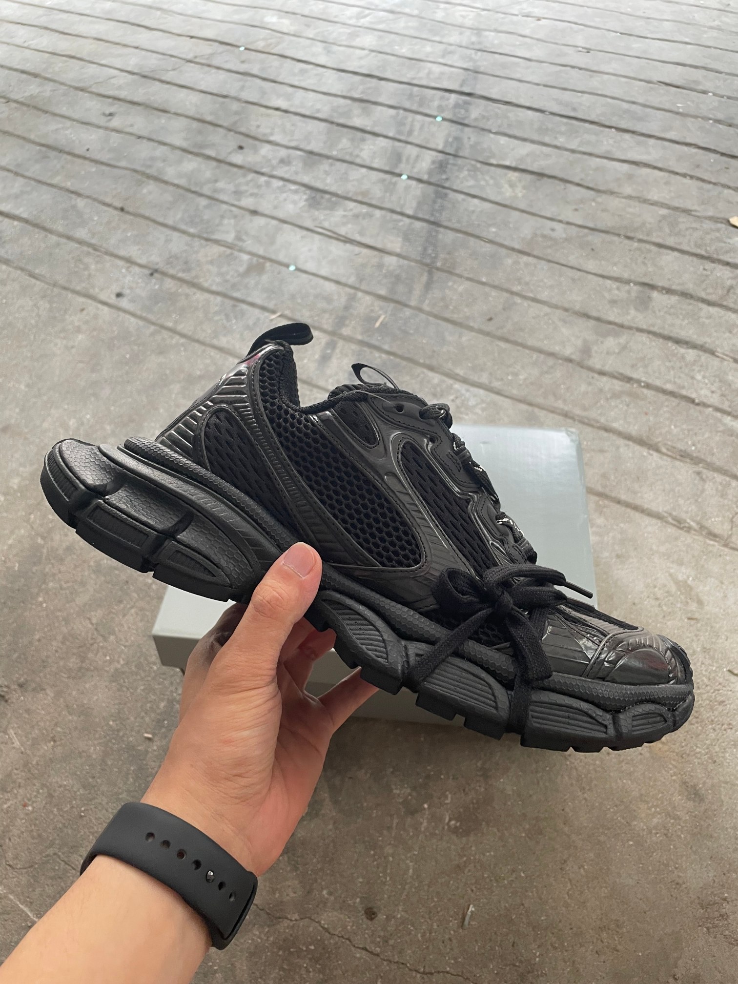 Balenciaga Scarpe Sneaker Nero Pantaloni da tuta