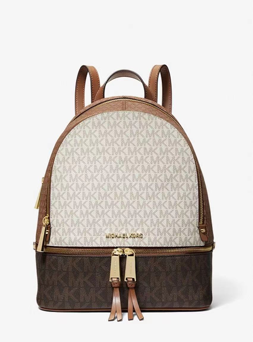 Michael Kors MK背包2拼皮3色拼，。A