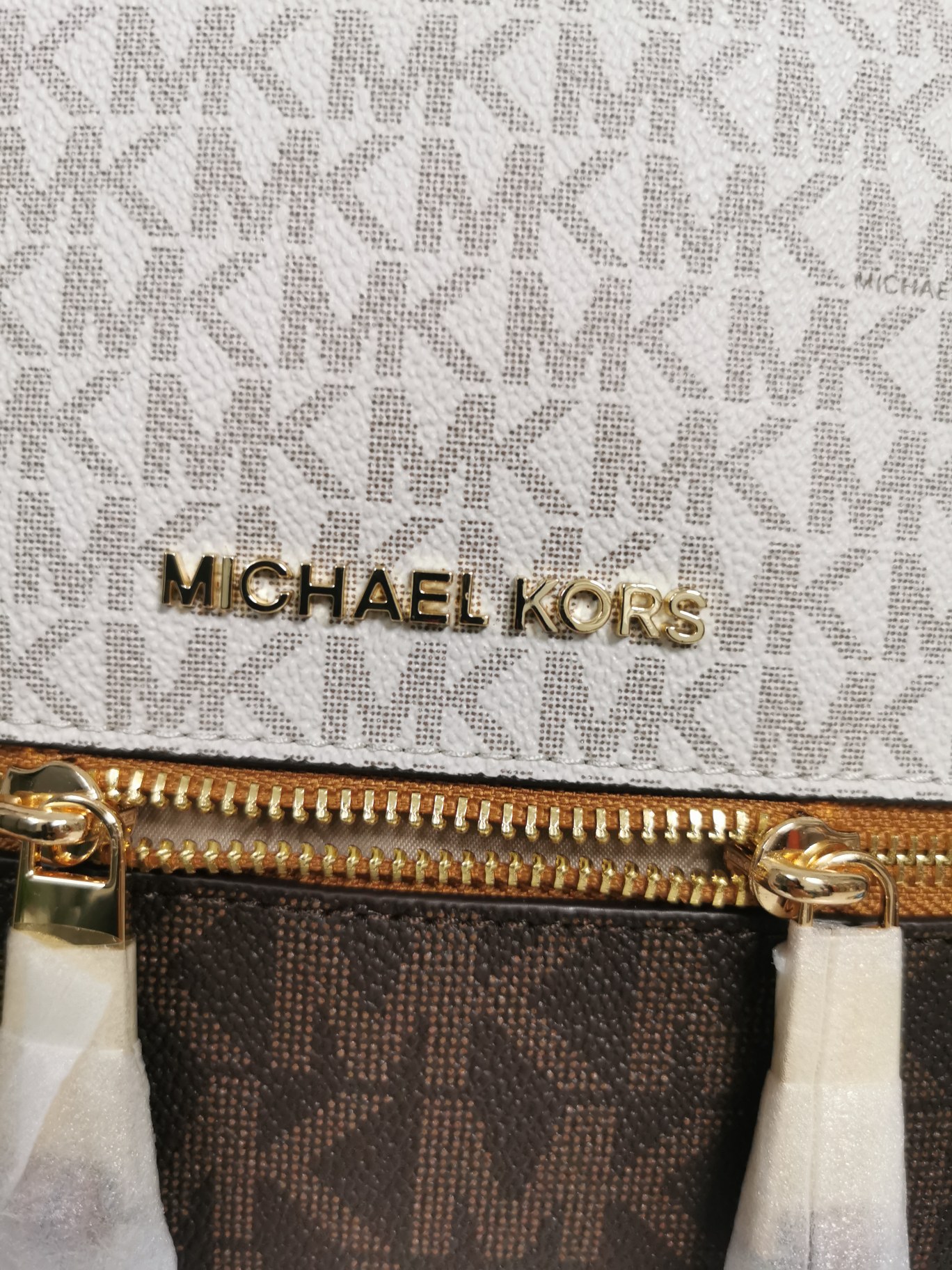 Michael Kors MK背包2拼皮3色拼，。A
