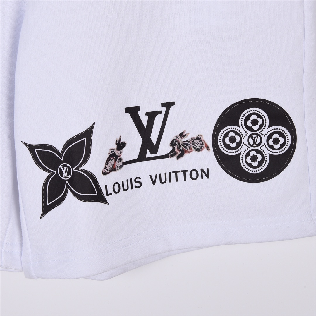 180 Louis Vuitton/路易威登 23ss 兔年限定三花兔子元素印花短裤