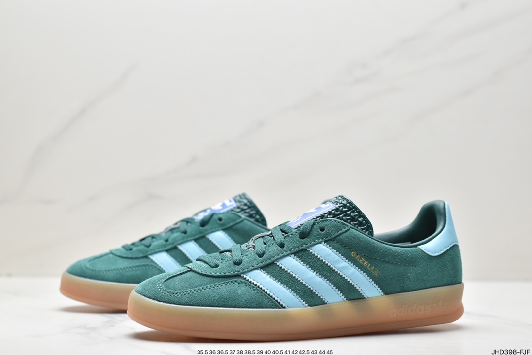 Adidas Originals Gazelle Indoor clover retro casual non-slip wear-resistant low-top sneakers IG9979