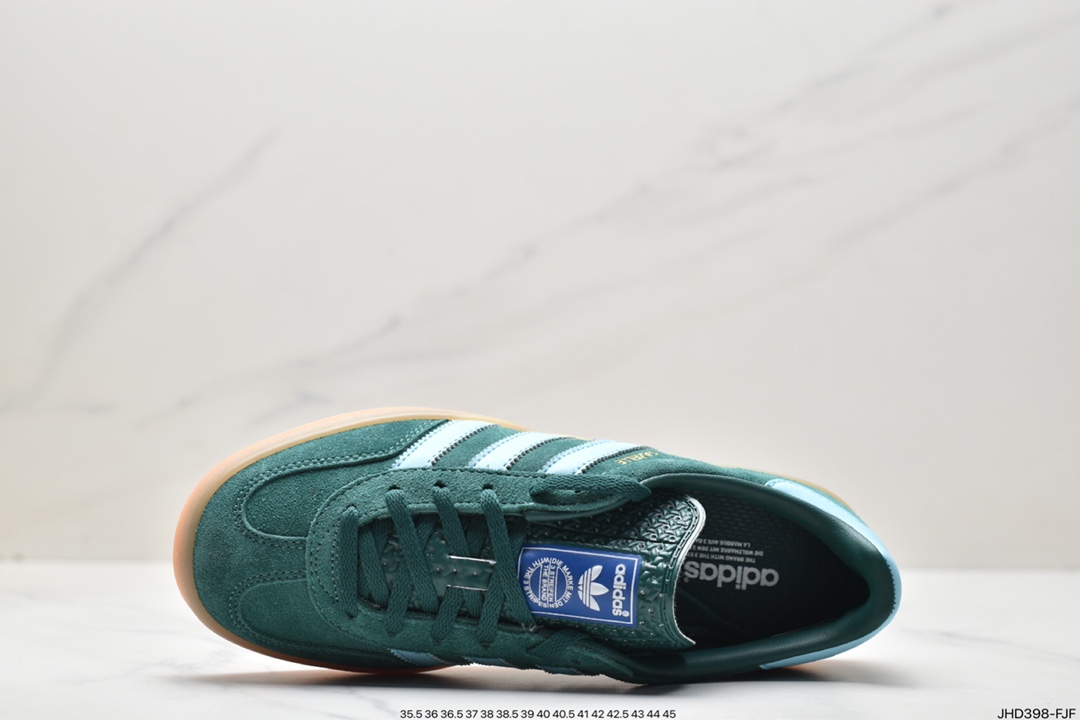 Adidas Originals Gazelle Indoor clover retro casual non-slip wear-resistant low-top sneakers IG9979