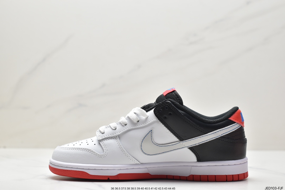 Nike SB Dunk Low ”Grey/Black/Orange/Mini Swoosh” Dunk Series Low-top Sneakers ”Grey Black Orange Mini Swoosh” DH9765-103