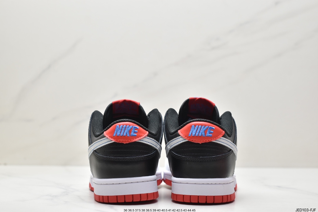 Nike SB Dunk Low ”Grey/Black/Orange/Mini Swoosh” Dunk Series Low-top Sneakers ”Grey Black Orange Mini Swoosh” DH9765-103