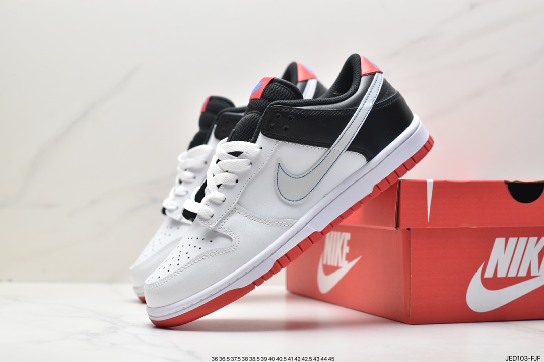 Nike SB Dunk Low ”Grey/Black/Orange/Mini Swoosh” Dunk Series Low-top Sneakers ”Grey Black Orange Mini Swoosh” DH9765-103