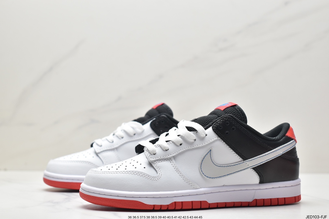 Nike SB Dunk Low ”Grey/Black/Orange/Mini Swoosh” Dunk Series Low-top Sneakers ”Grey Black Orange Mini Swoosh” DH9765-103