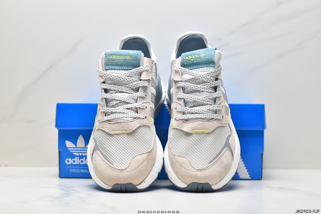 Adidas Nite Jogger 2019 Boost Trefoil IF0419 Retro Running Shoes