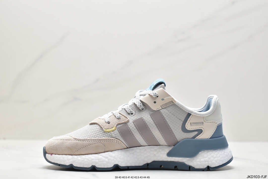 Adidas Nite Jogger 2019 Boost Trefoil IF0419 Retro Running Shoes