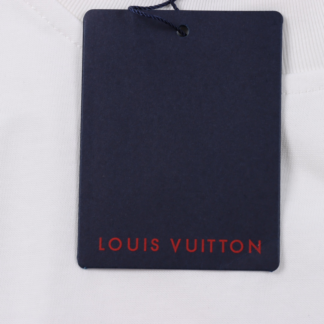 170 Louis Vuitton/路易威登 23ss 彩虹logo立体发泡印花短袖T恤