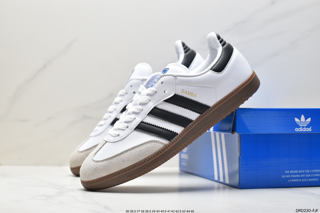 Adidas Samba VEGAN Samba Anniversary Series Adidas nearly 70 years of classic B75807