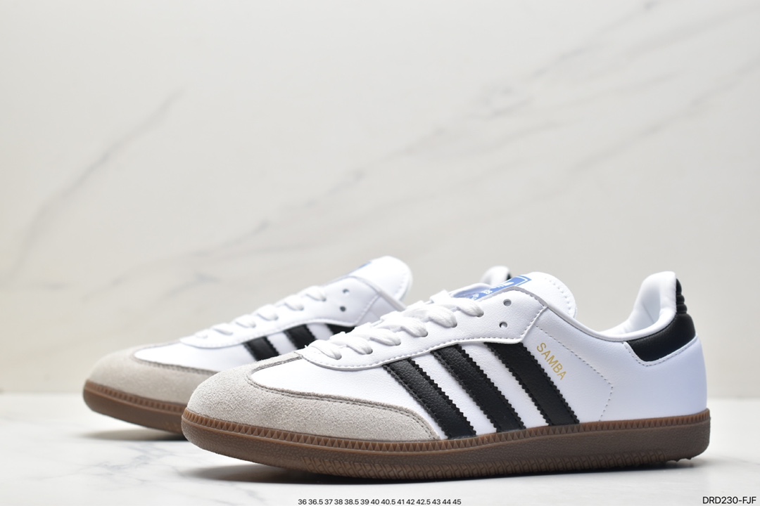 Adidas Samba VEGAN Samba Anniversary Series Adidas nearly 70 years of classic B75807