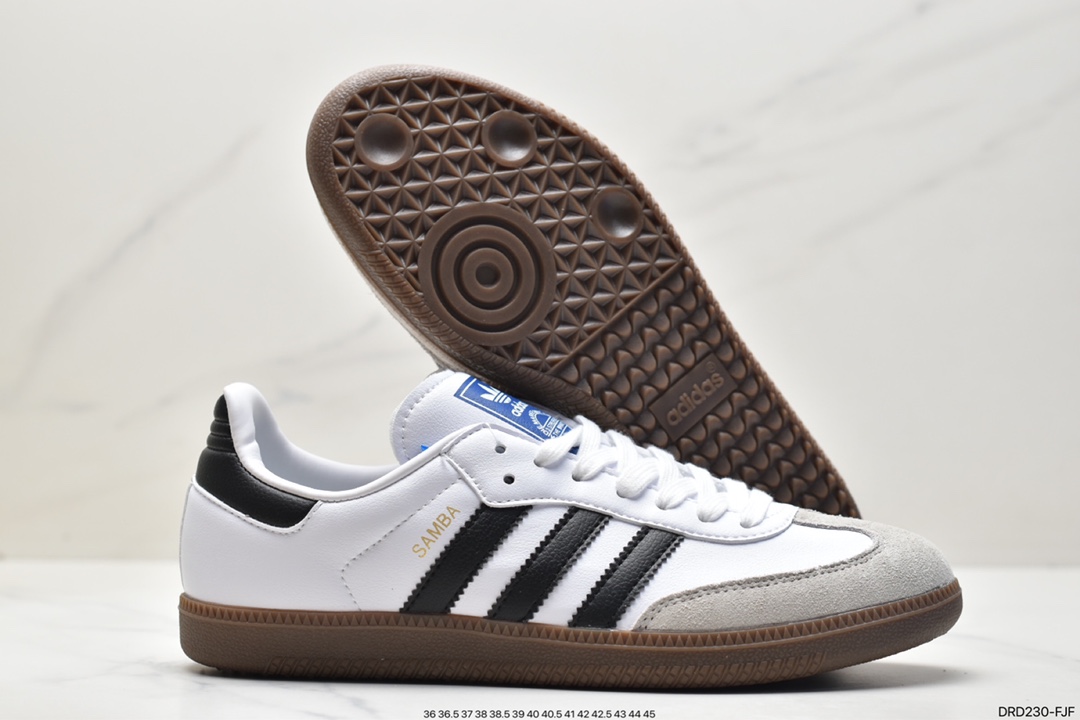 Adidas Samba VEGAN Samba Anniversary Series Adidas nearly 70 years of classic B75807