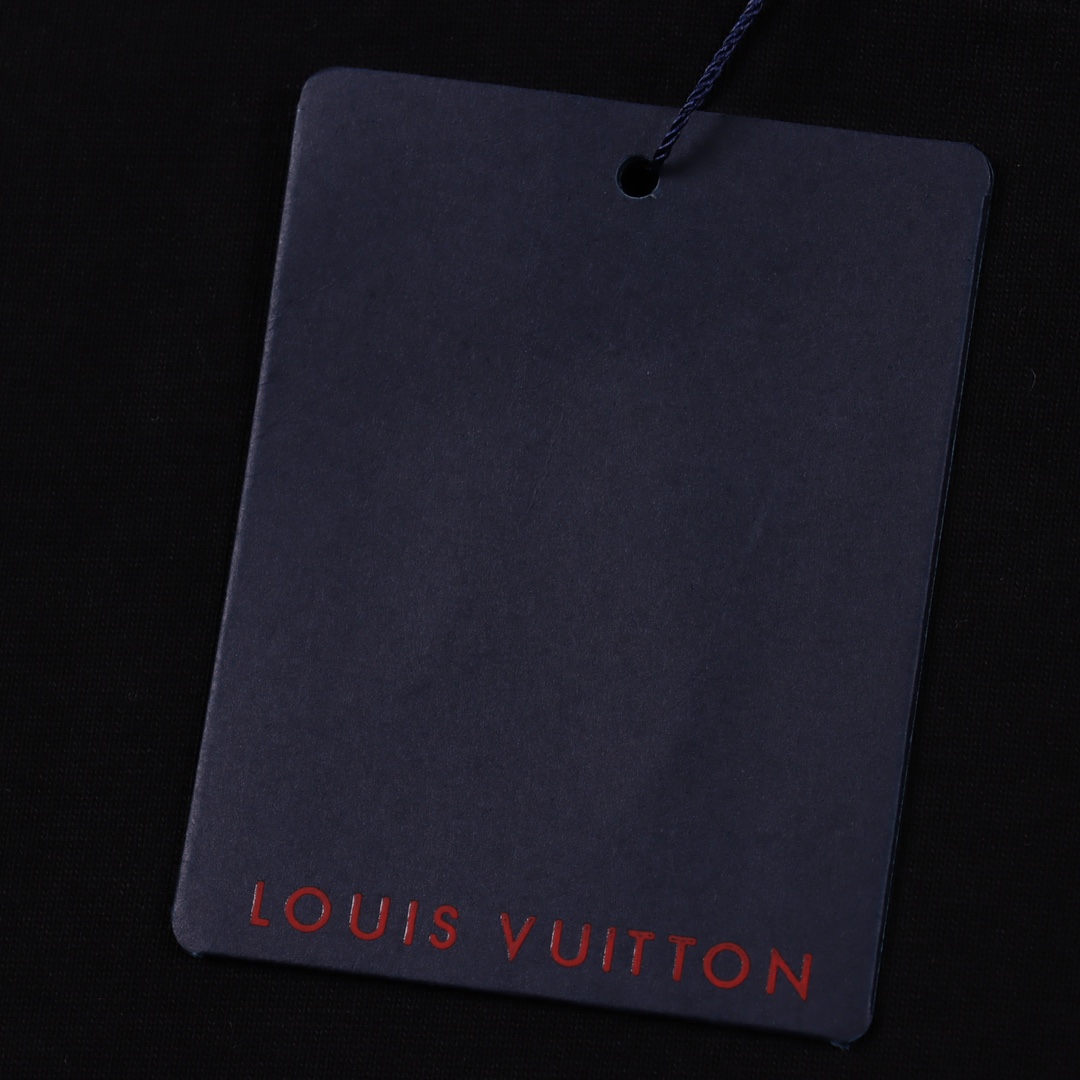 170 LouisVuitton/路易威登 23ss 花卉logo刺绣短袖T恤