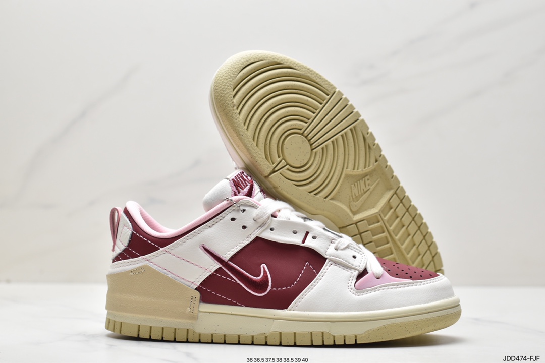 全新耐克Nike SB Dunk Low DISRUPT 2情人节 限定扣篮系列低帮休闲运动鞋 FD4617-667