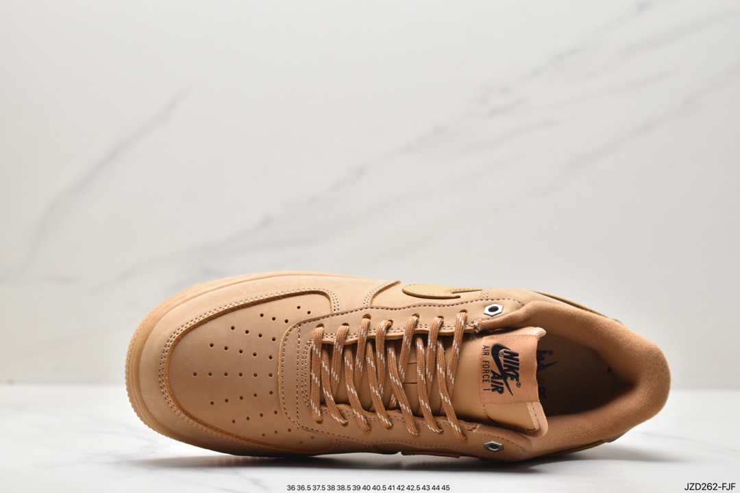 Nike Air Force1 Low AF1 经典款小麦色空军一号低帮休闲板鞋 CJ9179-200