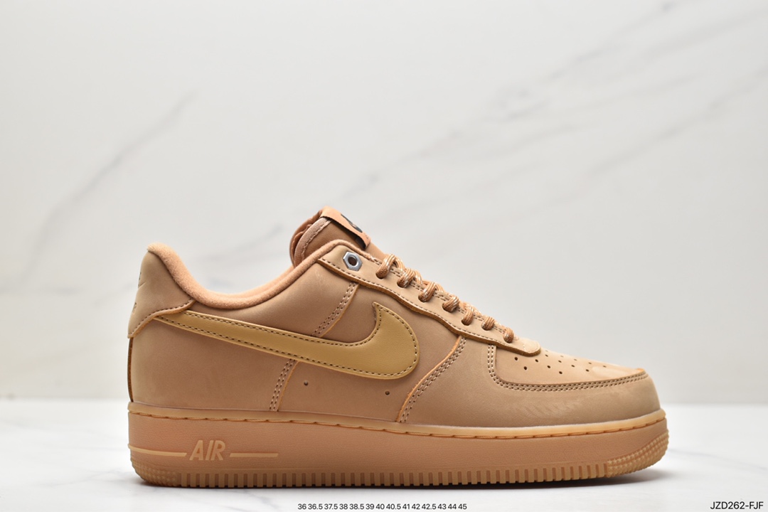 Nike Air Force1 Low AF1 经典款小麦色空军一号低帮休闲板鞋 CJ9179-200