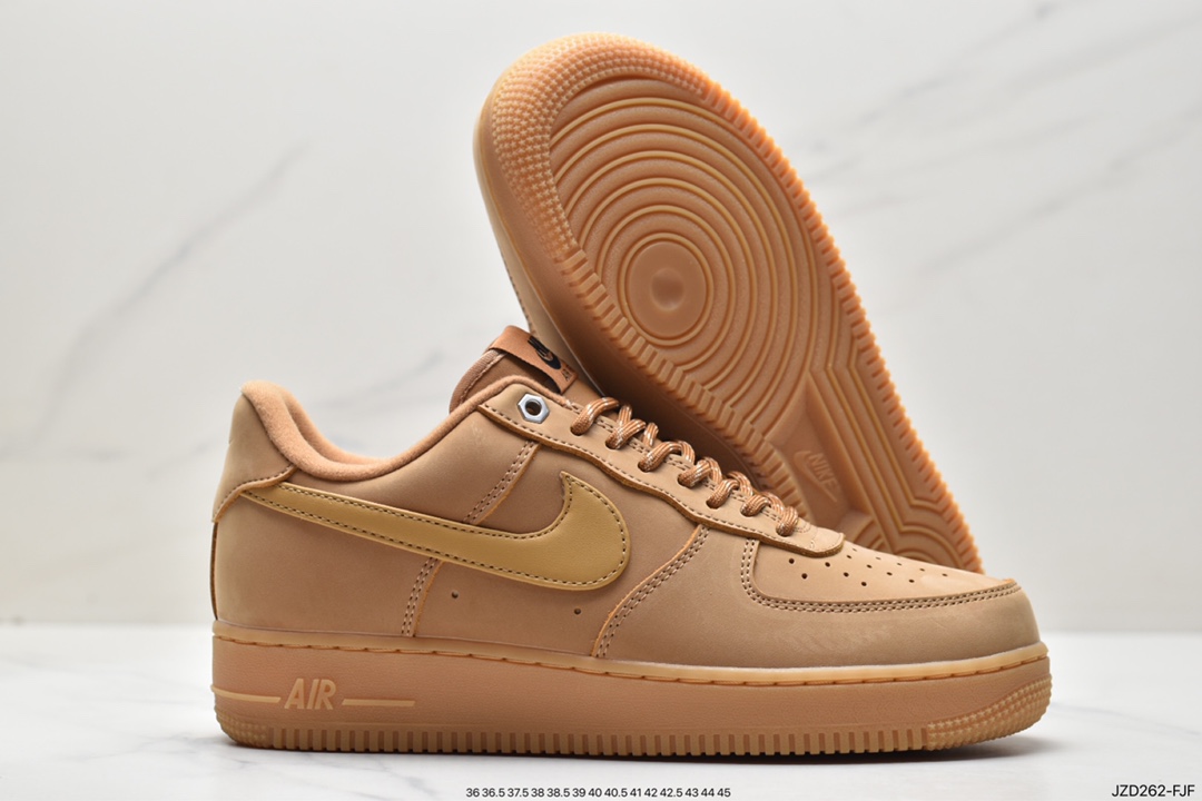 Nike Air Force1 Low AF1 经典款小麦色空军一号低帮休闲板鞋 CJ9179-200
