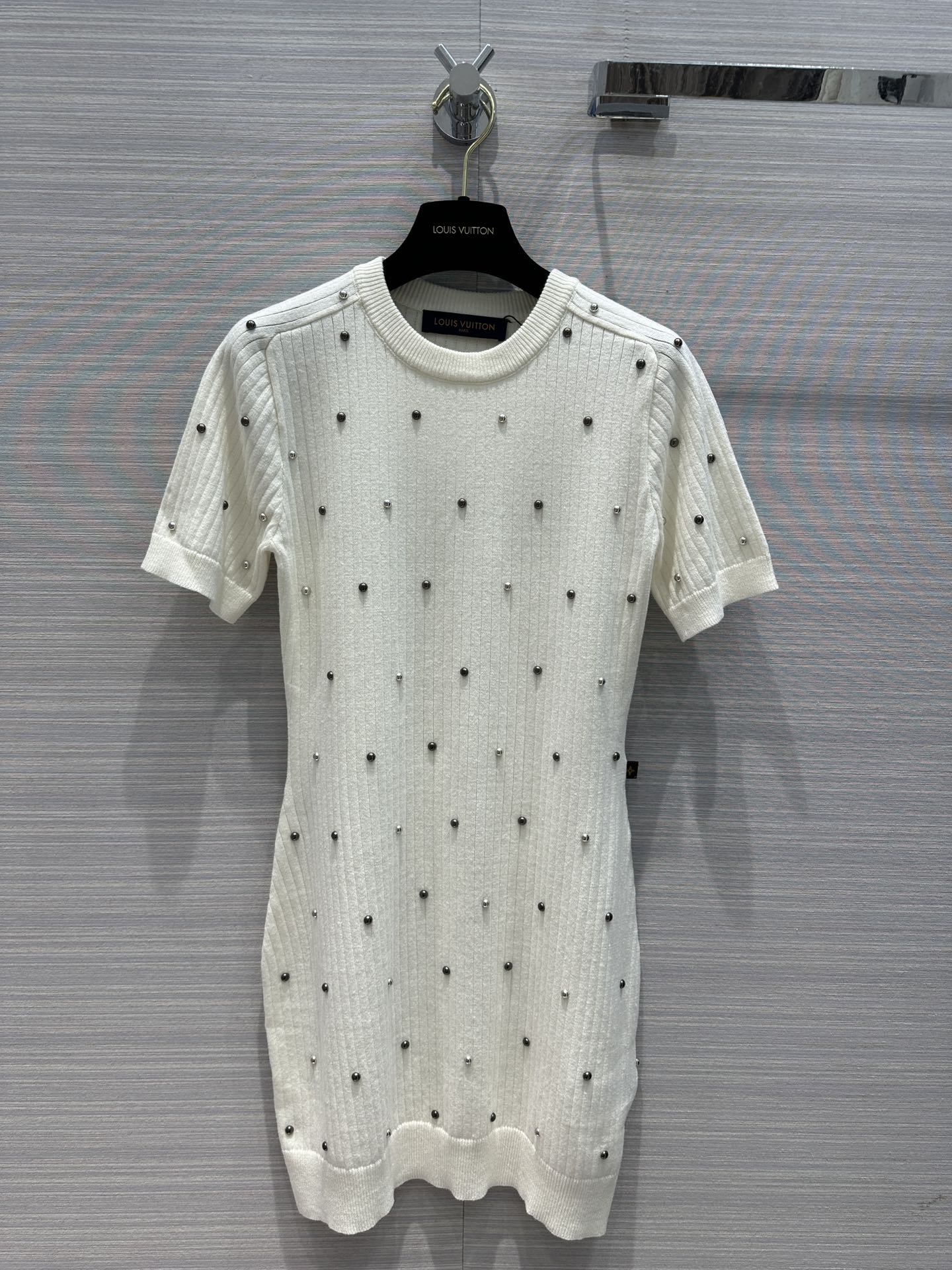 Quality AAA+ Replica
 Louis Vuitton Clothing Dresses White Knitting Spring/Summer Collection