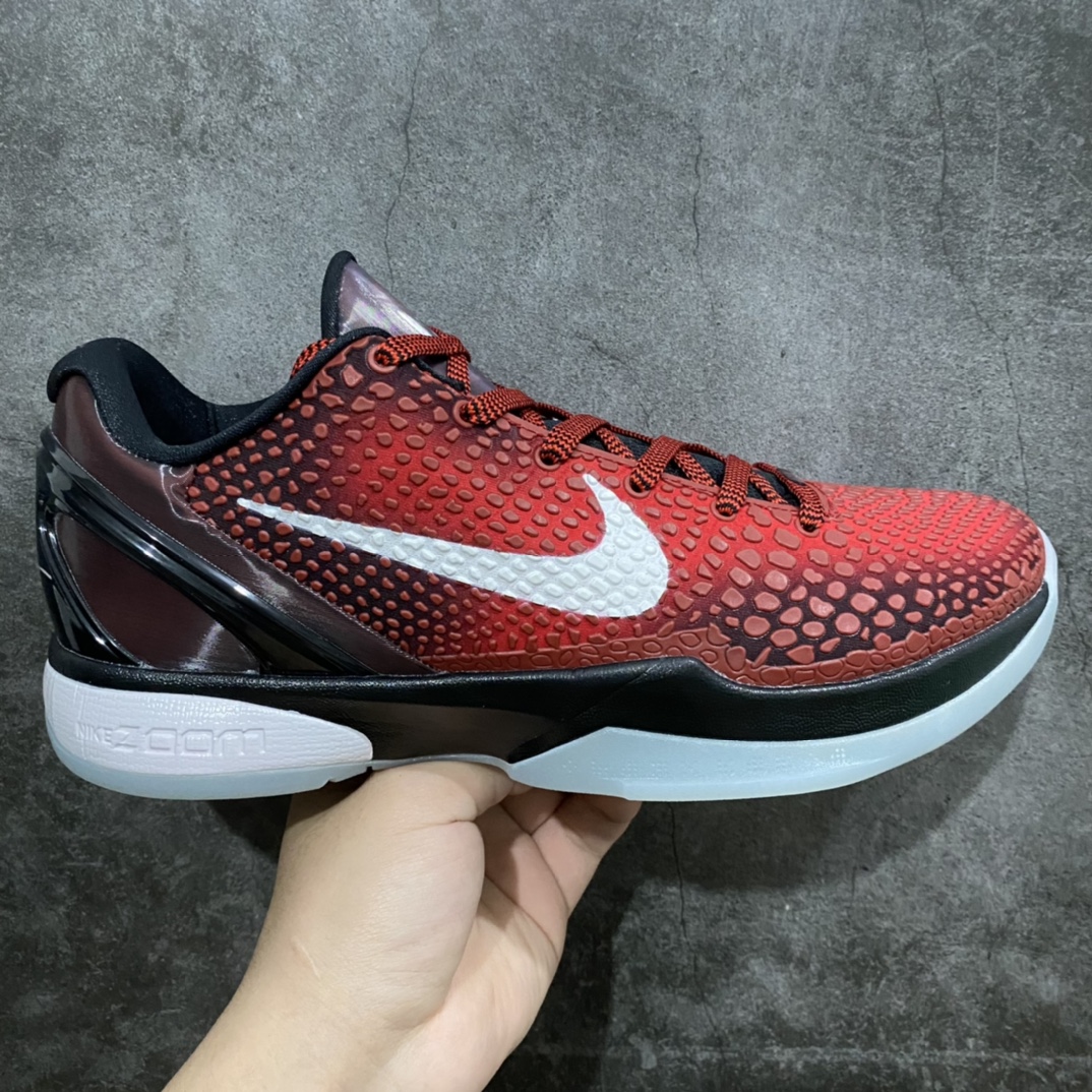 [S2 Pure Original] NK ZOOM KOBE 6 ASG West Challenge Red S2 Pure Original Production Line Kobe Sixth Generation Black and Red 448693-600