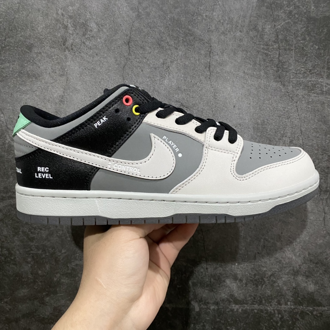 [Z version pure original] Nike SB Dunk Low ”VX1000 Camcorder” black and white gray camera CV1659-001