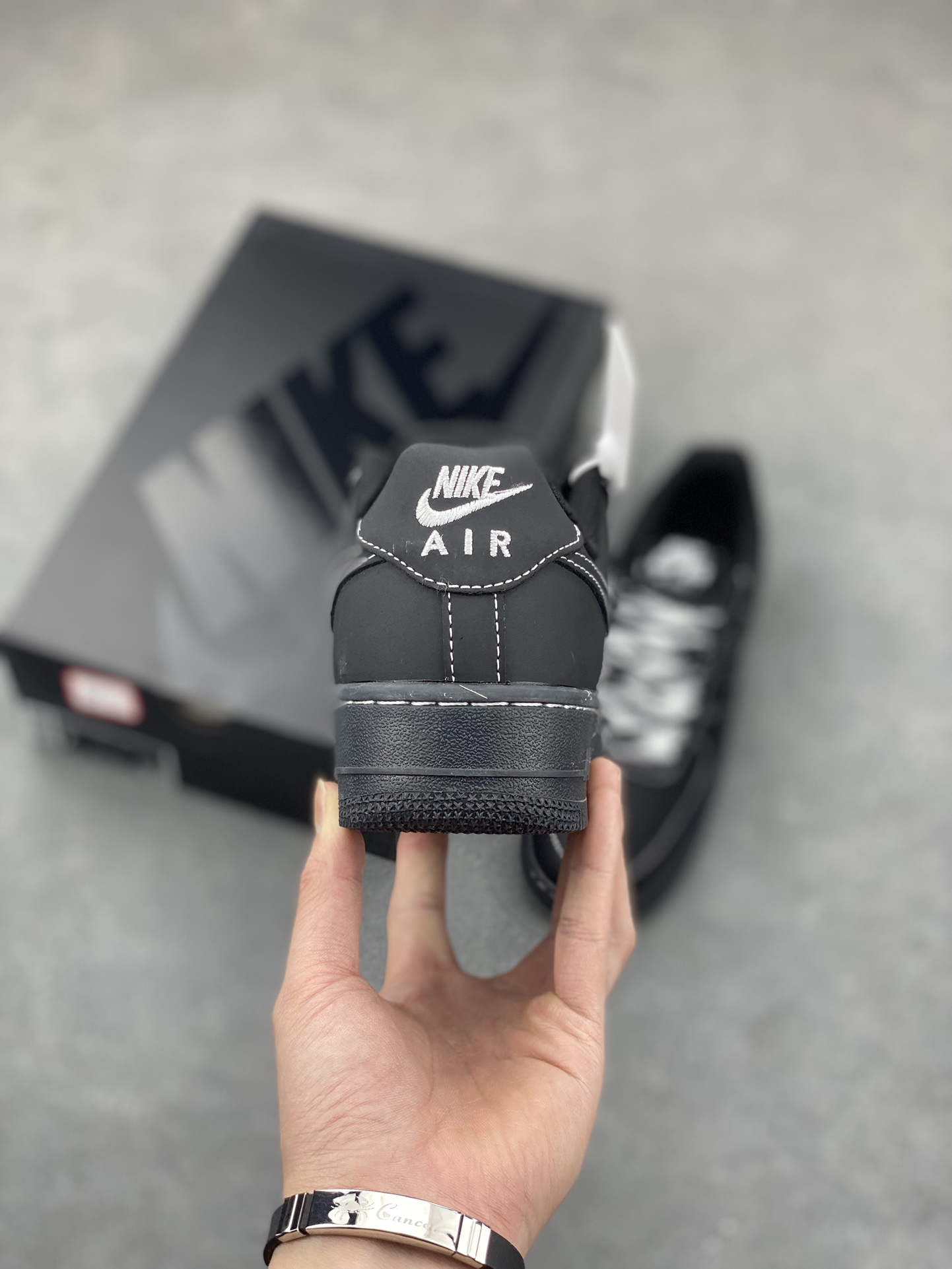 Nike Air Force 1 Low Black and White Stitching Men's and Women's Shoes 5 i1684092073 8260 3