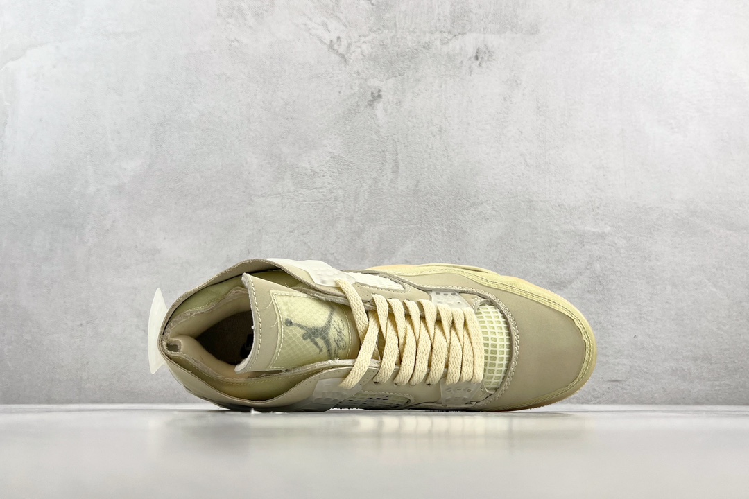 200 OFF-WHITE x Jordan Air Jordan 4 ”Sail” 白帆 CV9388-100