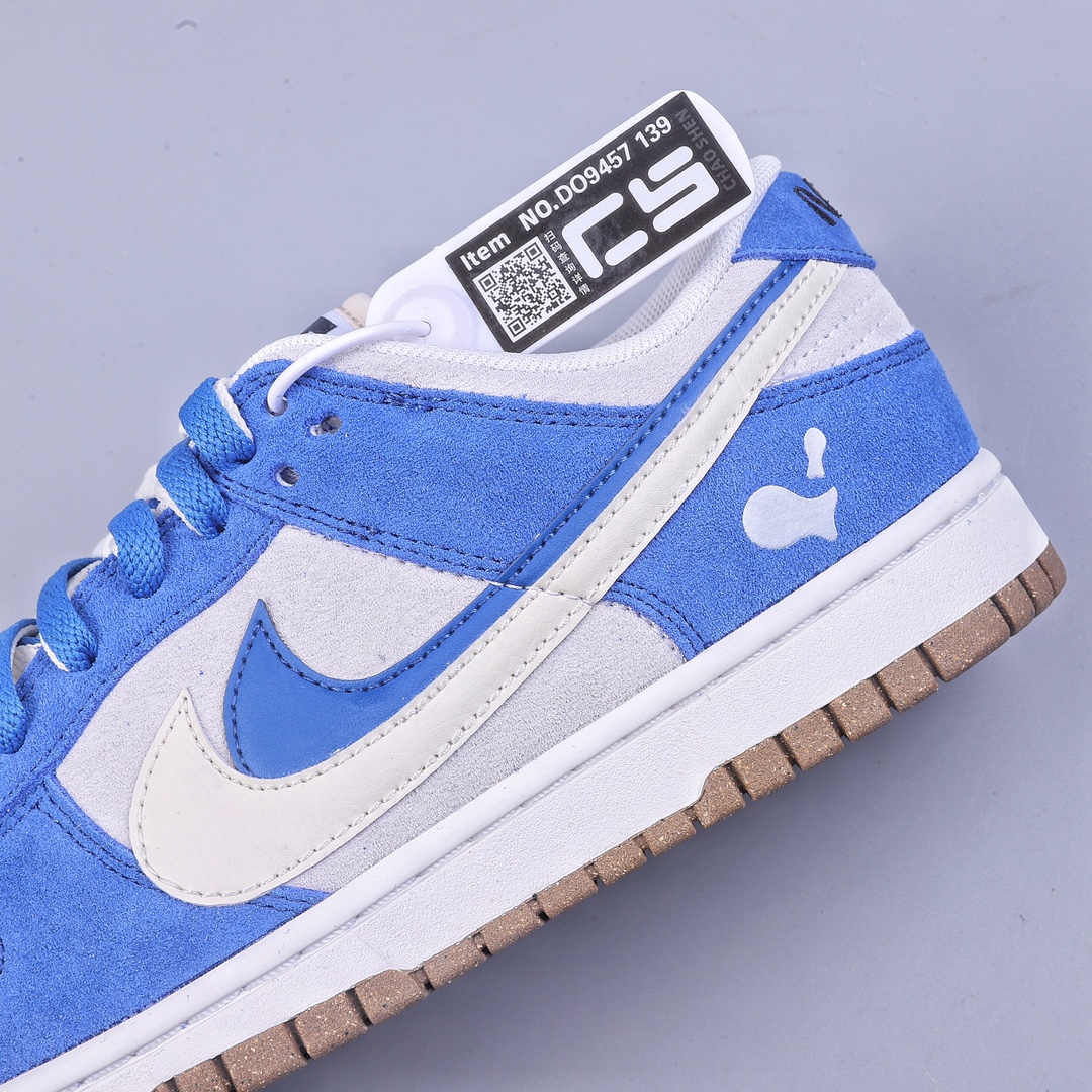 220 CS Nike SB Dunk Low ”85” 白蓝双勾 SB低帮运动休闲板鞋 DO9457-139