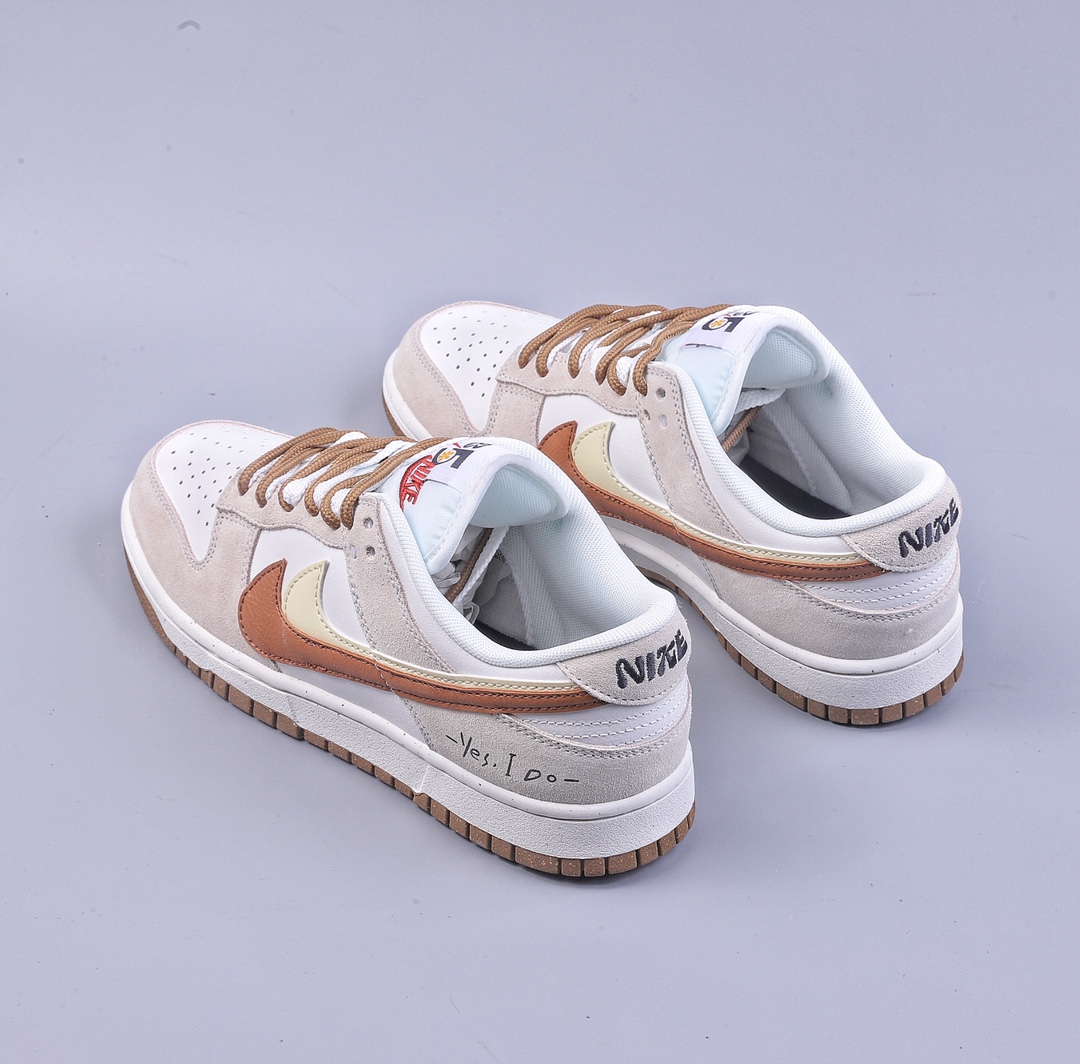260 GT Nike SB Dunk Low ”85” 双勾低帮运动休闲板鞋 白棕涂鸦 DO9457-100